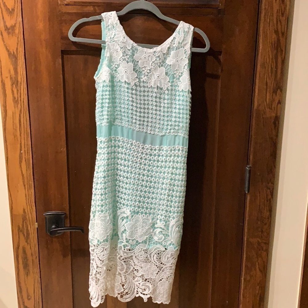 L’Atiste by Amy lace overlay dress, Small NWT